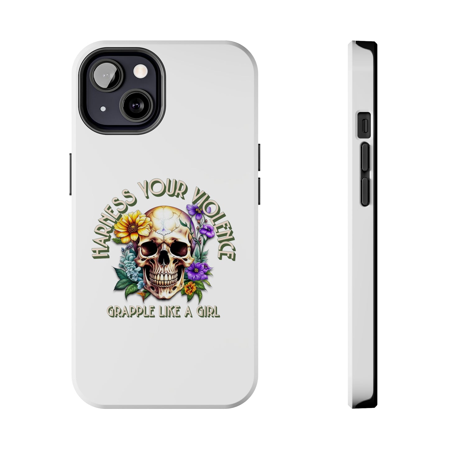 Women's BJJ Harness Your Violence Jiu Jitsu Tough iPhone Cases