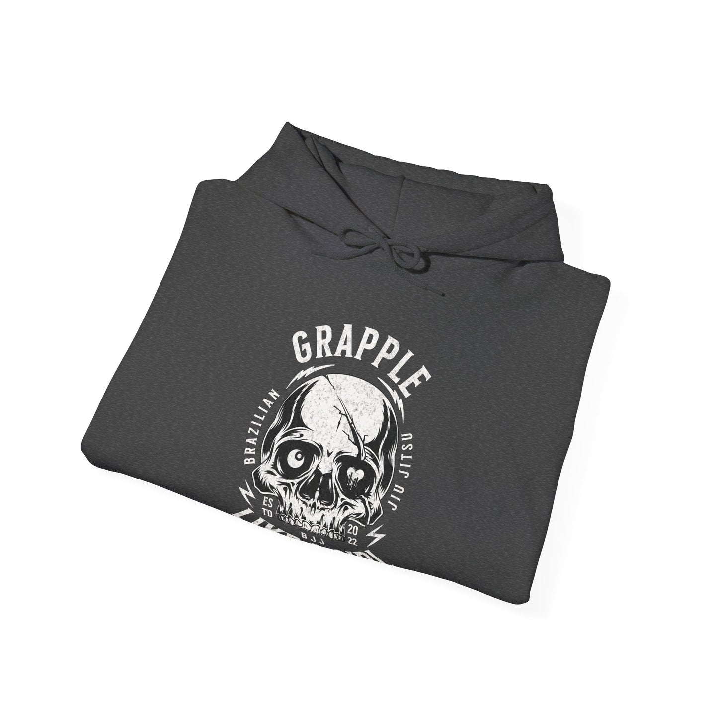Women's Grapple like a Girl BJJ Hoodie - Skull Logo