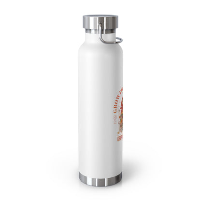 Grapple like a Girl Water Bottle 22oz Growth is Strength