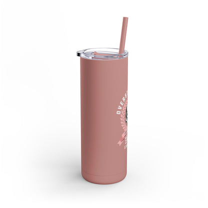 Grapple like a Girl 20oz Matte Tumbler - Overstimulated Jiu Jitsu Club