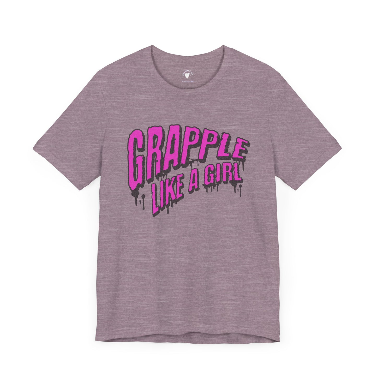 Women's Grapple like a Girl Slime Jiu Jitsu T-shirt