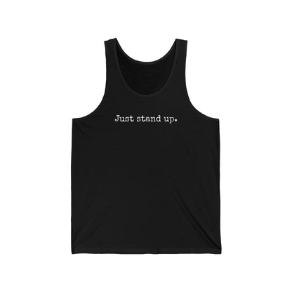 Grapple like a Girl Unisex Fit Jersey Tank - Just Stand Up.