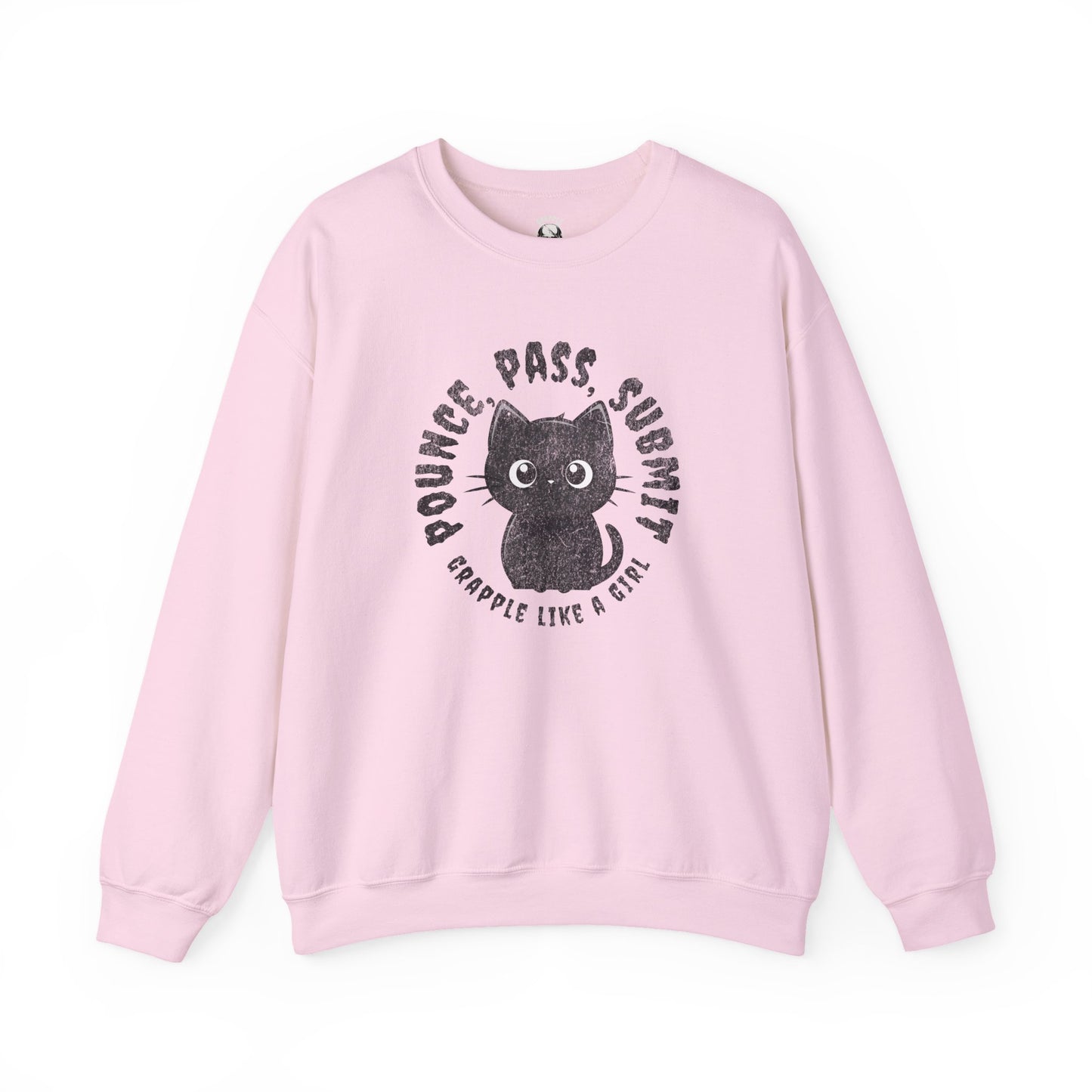 BJJ Women's Sweater Crewneck Sweater - Pounce, Pass, Submit *Limited Edition*