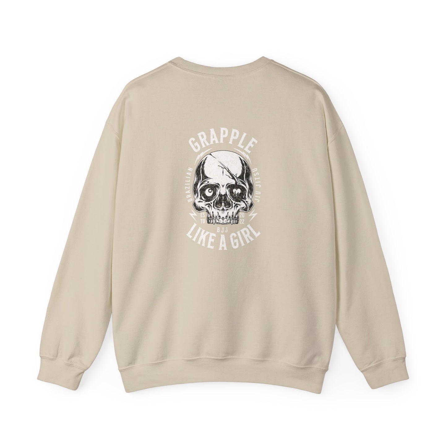BJJ Grapple like a Girl Women's Crewneck Sweater - Sorry, can't. Jiu Jitsu, bye.