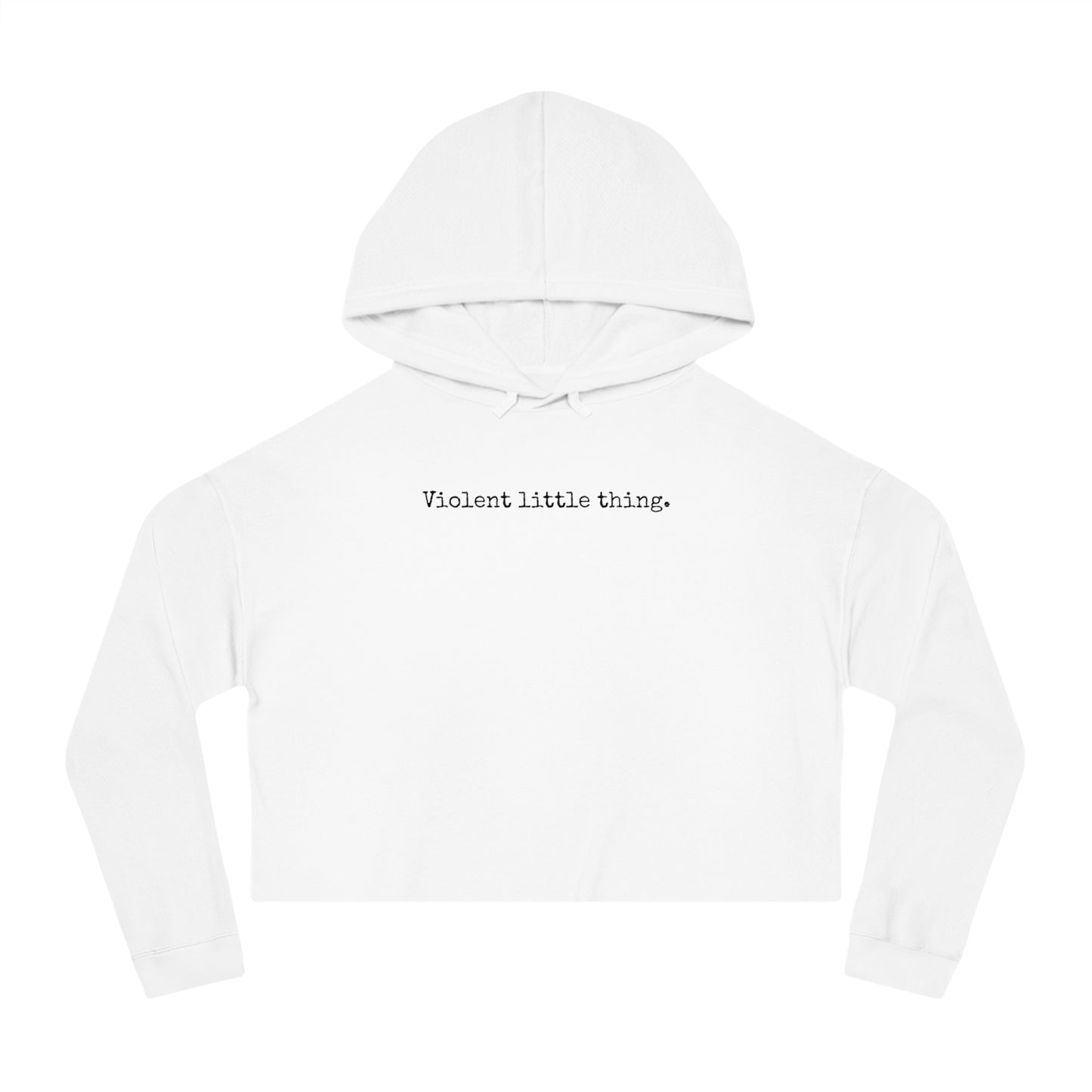 Grapple like a Girl Cropped Hoodie - Violent little thing