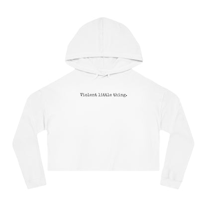 Grapple like a Girl Cropped Hoodie - Violent little thing