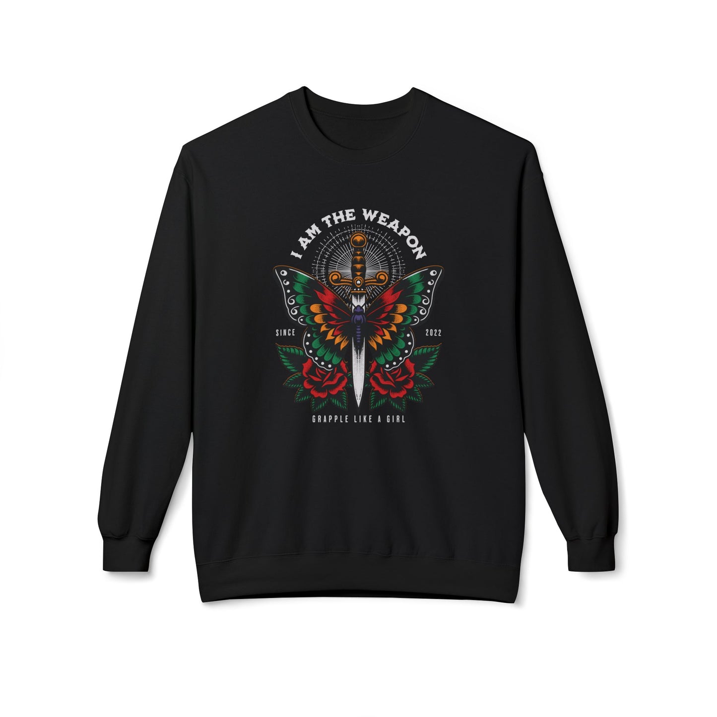 Crewneck Sweatshirt - I am the weapon.