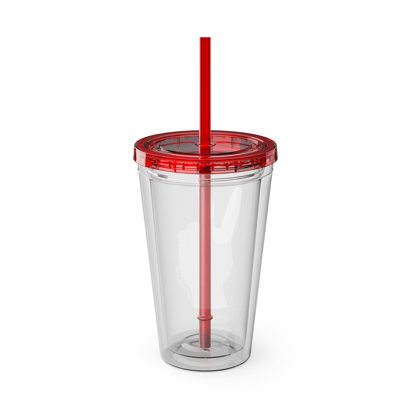 Submission Peace Sign BJJ Jiu Jitsu Acrylic Tumbler w/ Straw