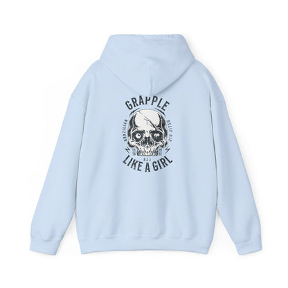 Women's Grapple like a Girl BJJ Hoodie - You had me at leglock