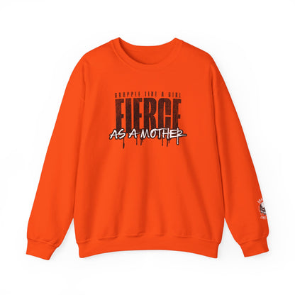 Women's BJJ Crewneck Sweatshirt - Fierce as a Mother