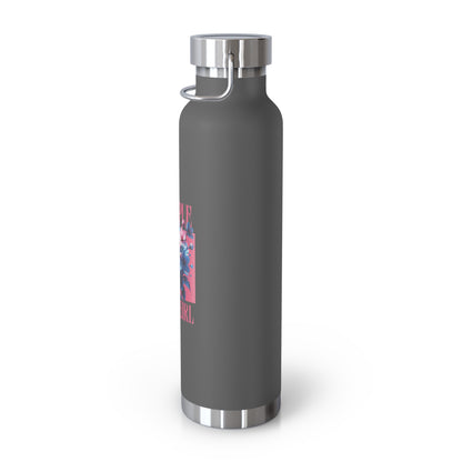 Grapple like a Girl Water Bottle 22oz - Cherry Blossoms