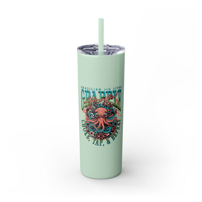 Choke, Tap, & Repeat Octopus Skinny Tumbler with Straw, 20oz