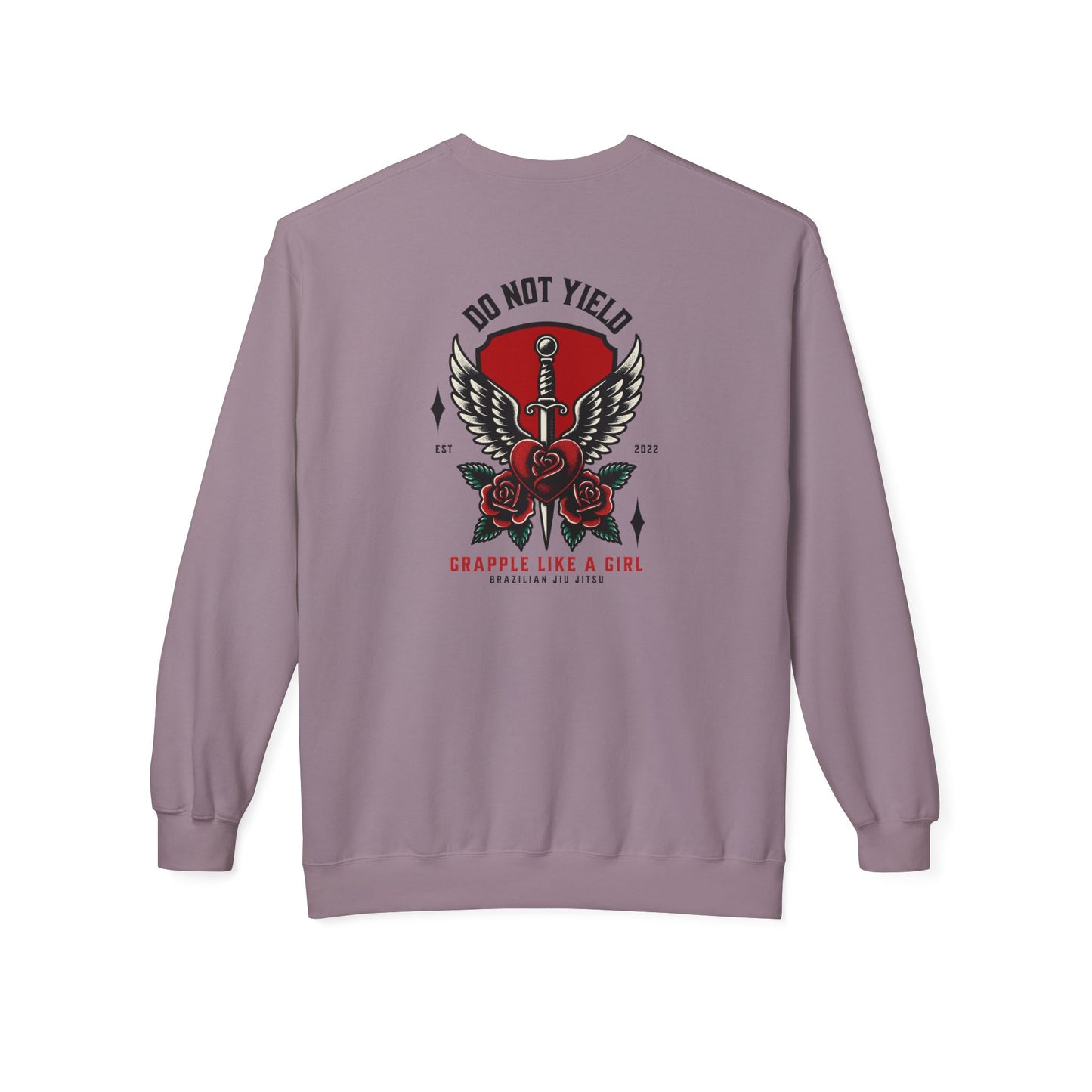 Grapple like a Girl Crewneck Sweatshirt - Do Not Yield