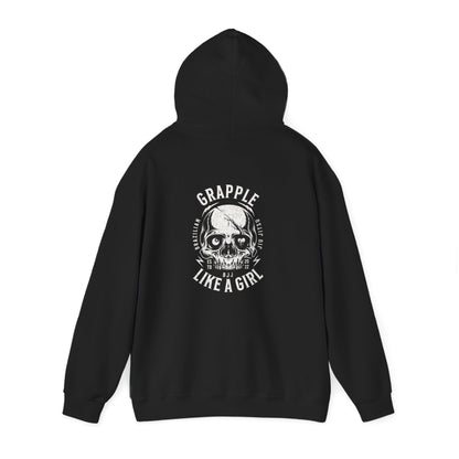 Grapple like a Girl BJJ Hoodie - Violent Little Thing/Skull Logo