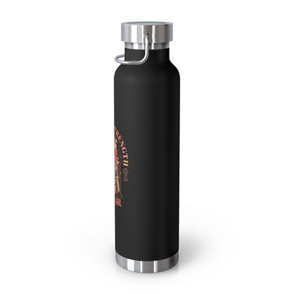 Grapple like a Girl Water Bottle 22oz Growth is Strength