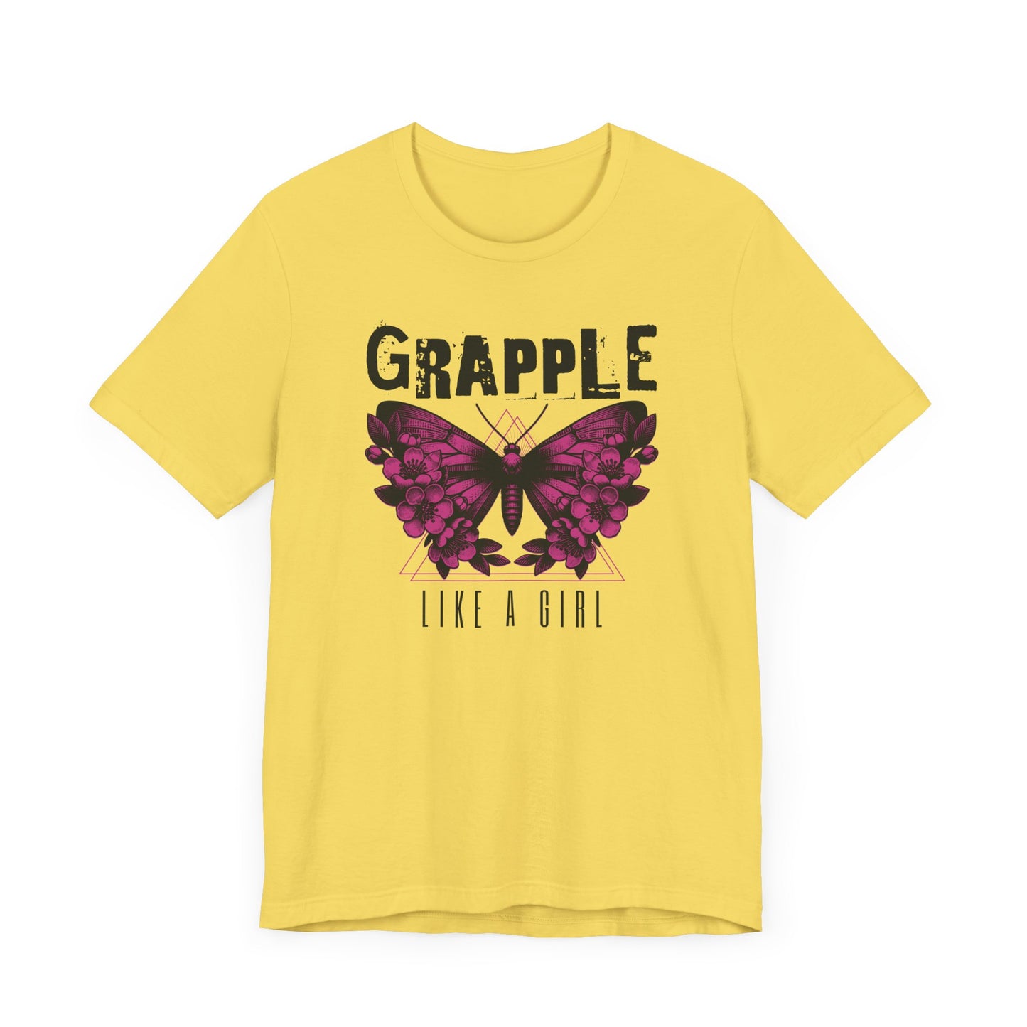 Grapple like a Girl Moth Women's BJJ Jiu Jitsu T-Shirt