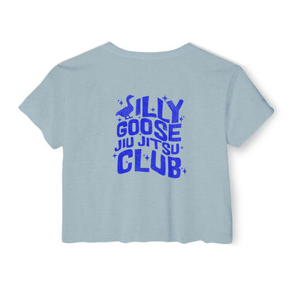 Grapple like a Girl Crop Top - Silly Goose Jiu Jitsu Club