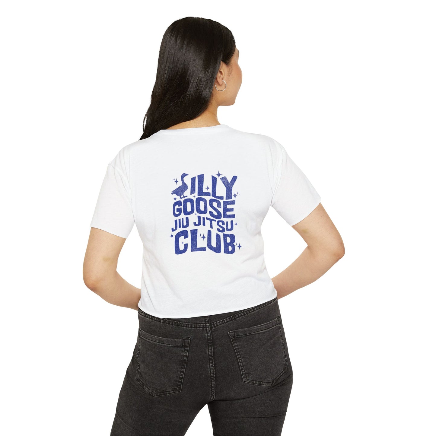 Grapple like a Girl Crop Top - Silly Goose Jiu Jitsu Club