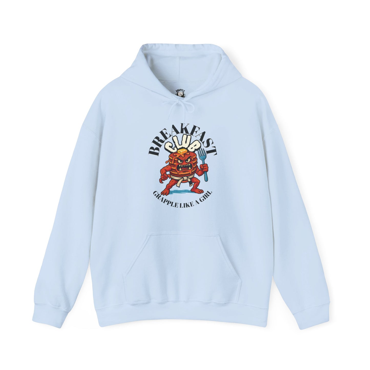 Women's BJJ Hoodie - Grapple Like a Girl Breakfast Club