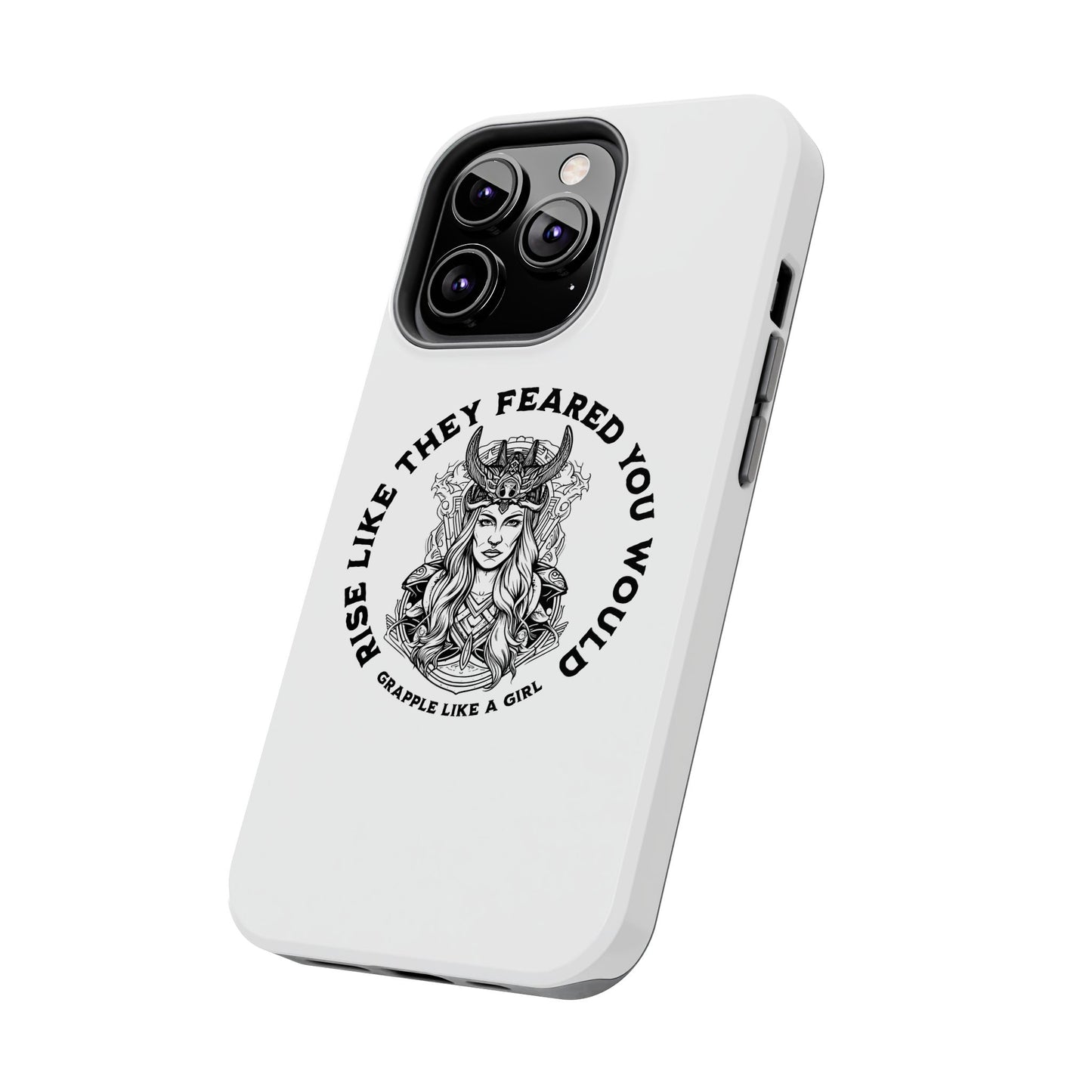 Women's BJJ Rise like they Feared You Would Jiu Jitsu Tough iPhone Cases