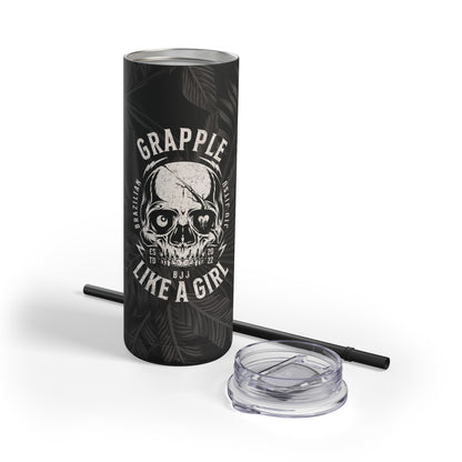 Grapple Like A Girl Matte Tumbler - 20oz