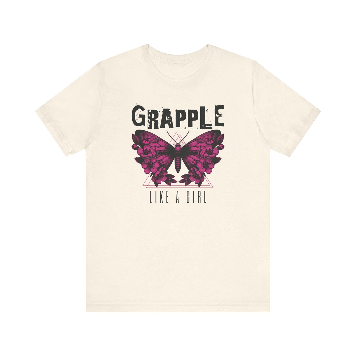 Grapple like a Girl Moth Women's BJJ Jiu Jitsu T-Shirt