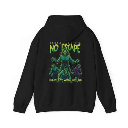 Women's BJJ Hoodie - Grapple Like a Girl, No Escape *Limited Edition*
