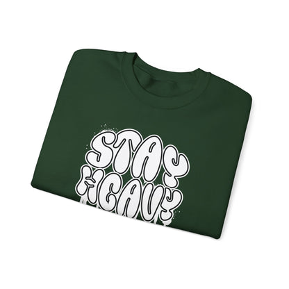 Grapple like a Girl BJJ Women's Crewneck Sweater - Stay Heavy