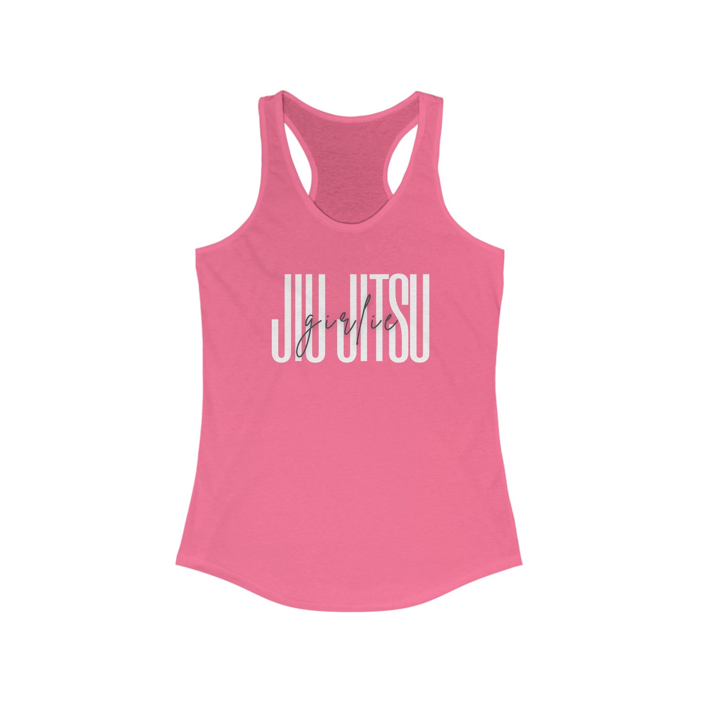 Jiu Jitsu Girlie Grapple like a Girl Racerback Tank