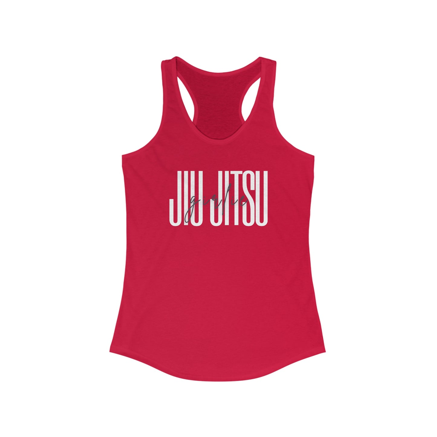 Jiu Jitsu Girlie Grapple like a Girl Racerback Tank