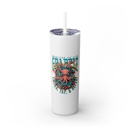 Choke, Tap, & Repeat Octopus Skinny Tumbler with Straw, 20oz