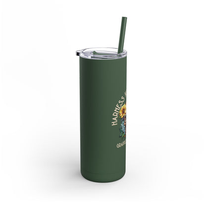 Harness Your Violence Skinny Matte Tumblers, 20oz