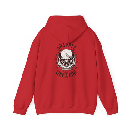 Women's Grapple like a Girl BJJ Hoodie - You had me at leglock