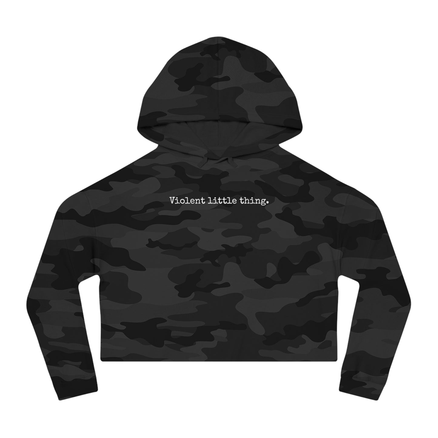 Grapple like a Girl Cropped Hoodie - Violent little thing
