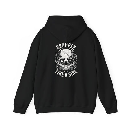 Women's Grapple like a Girl BJJ Hoodie - You had me at leglock