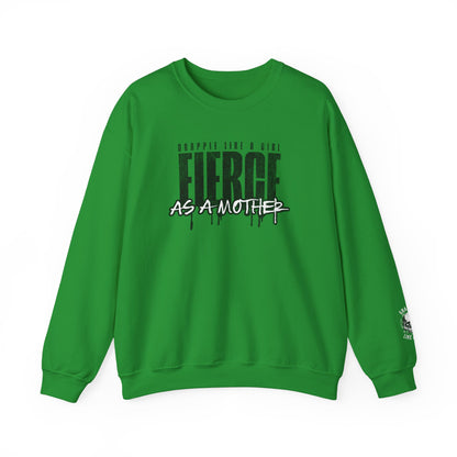 Women's BJJ Crewneck Sweatshirt - Fierce as a Mother