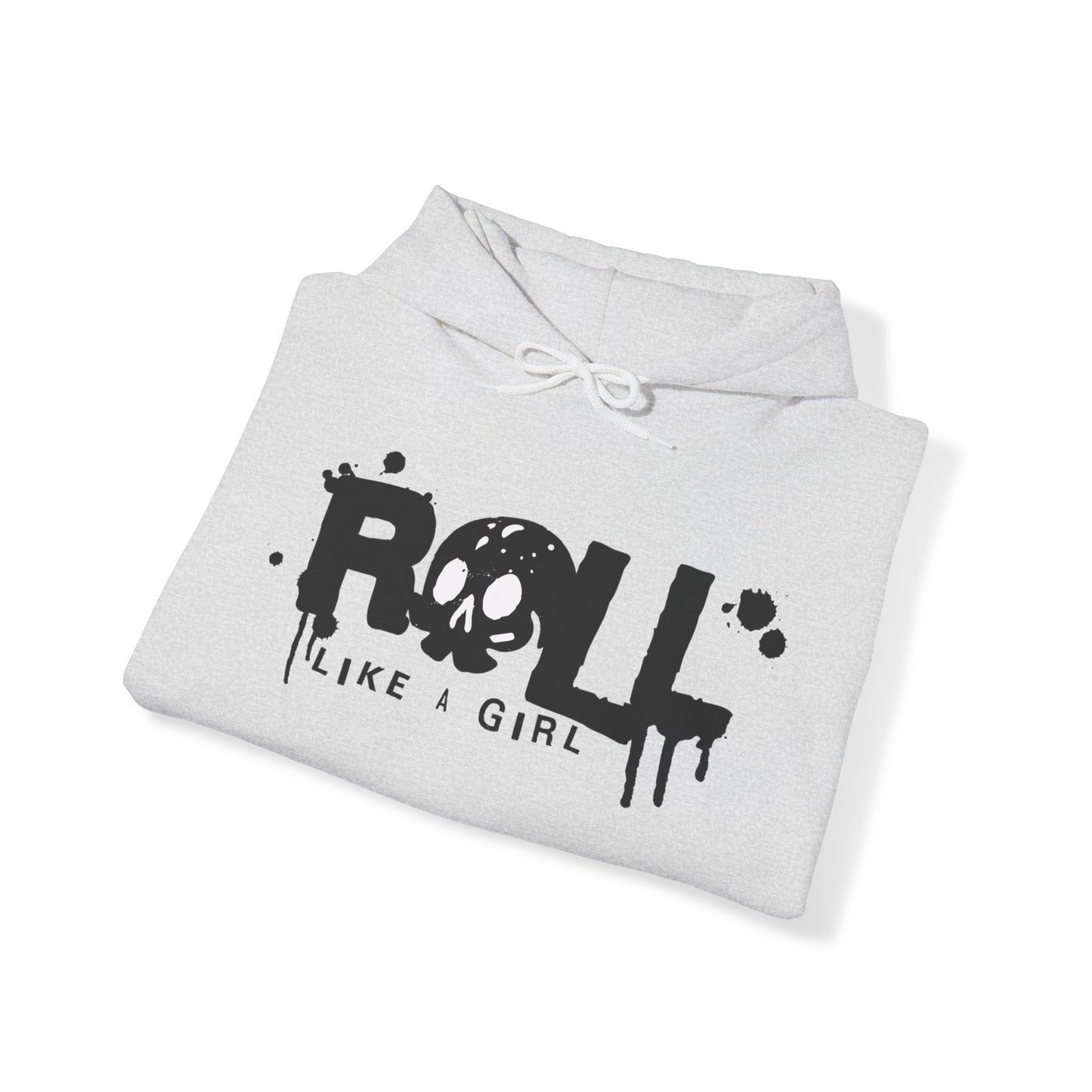 BJJ Roll like a Girl Jiu Jitsu Pullover Hoodie