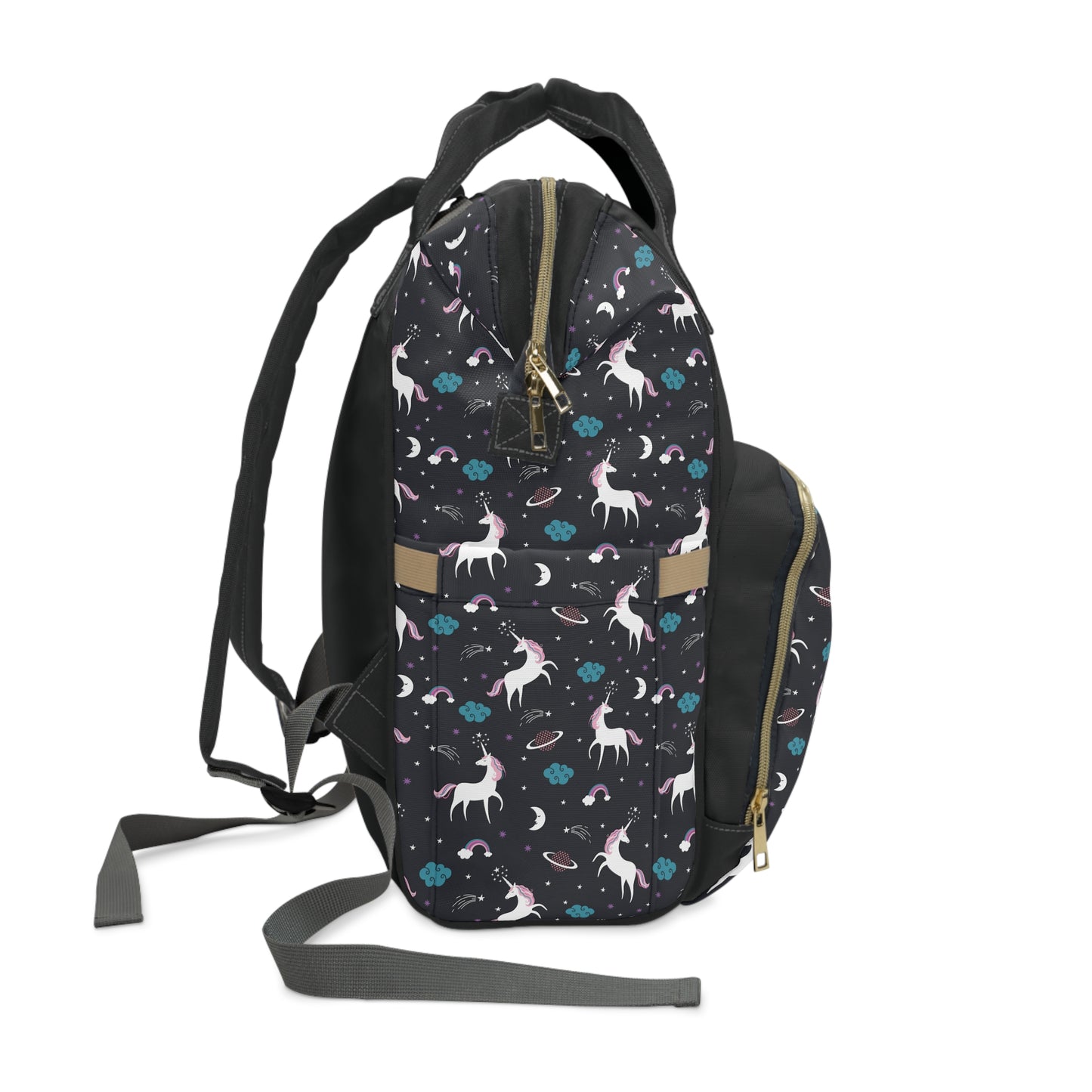 Women's Grapple like a Girl Jiu Jitsu Gear Backpack - Unicorn Pattern