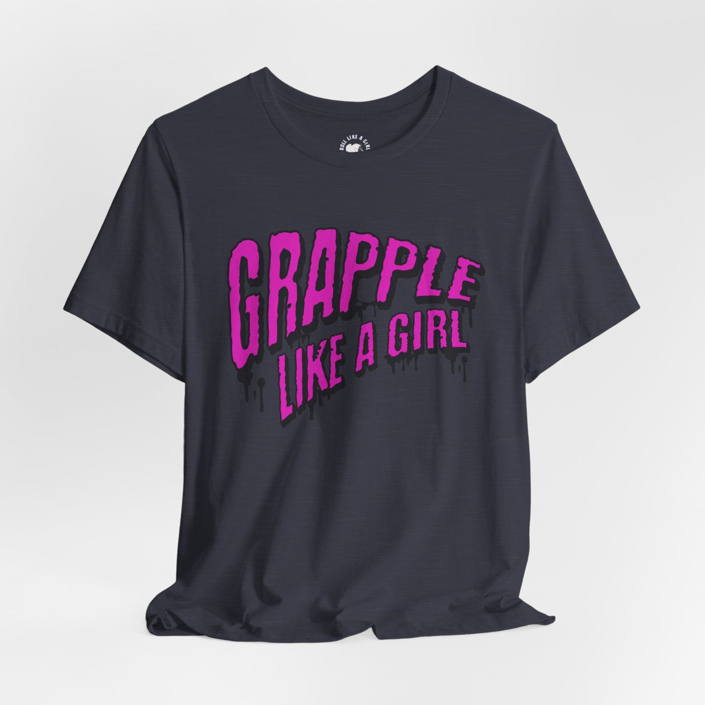 Women's Grapple like a Girl Slime Jiu Jitsu T-shirt