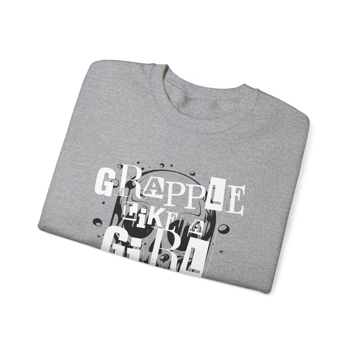 Women's BJJ Grapple Like a Girl Crewneck Sweater