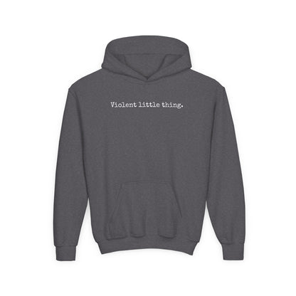 Youth Grapple like a Girl BJJ Skull Jiu Jitsu Hoodie - Violent little thing.