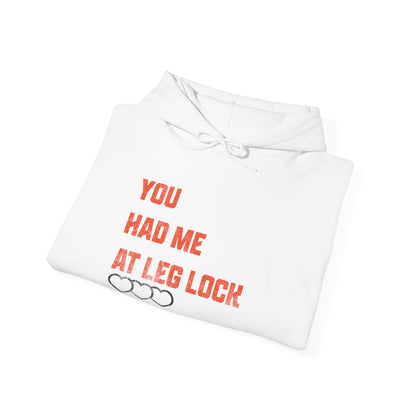 Women's Grapple like a Girl BJJ Hoodie - You had me at leglock