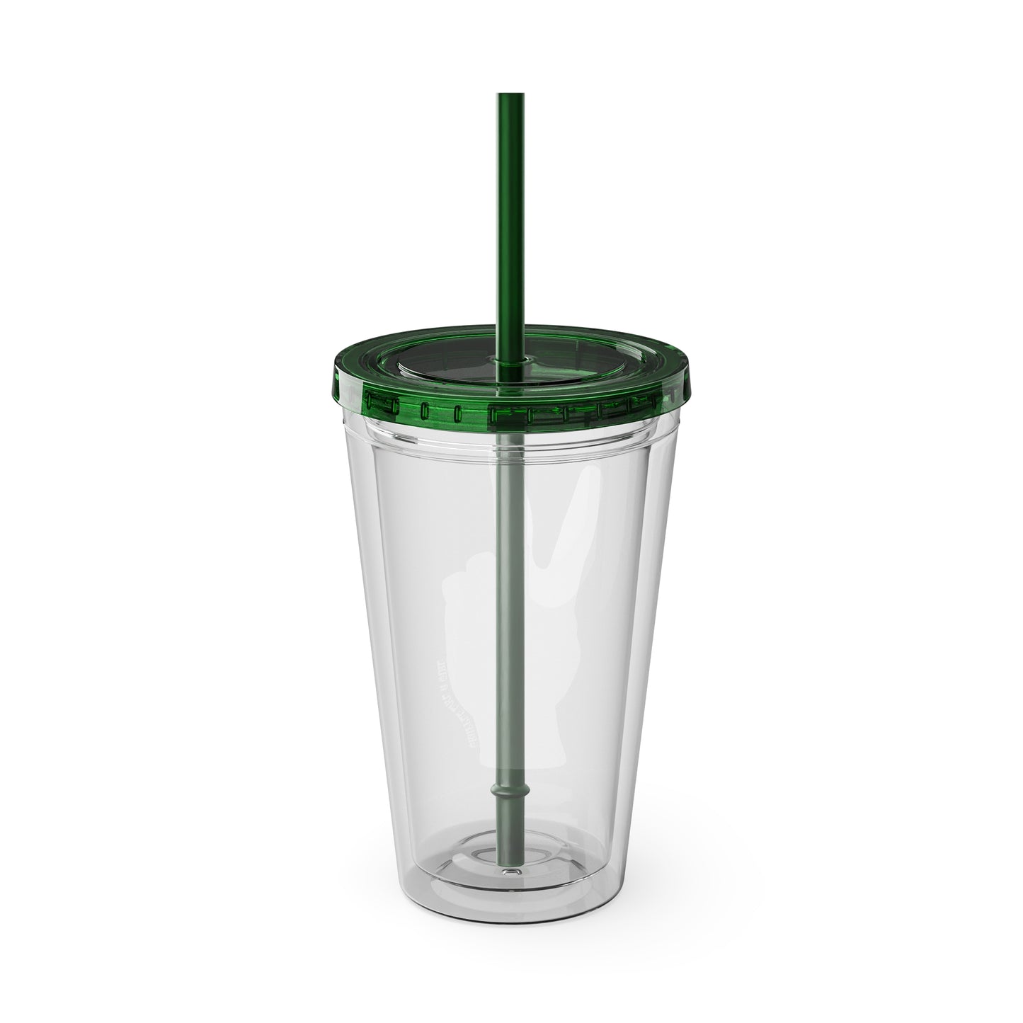 Submission Peace Sign BJJ Jiu Jitsu Acrylic Tumbler w/ Straw