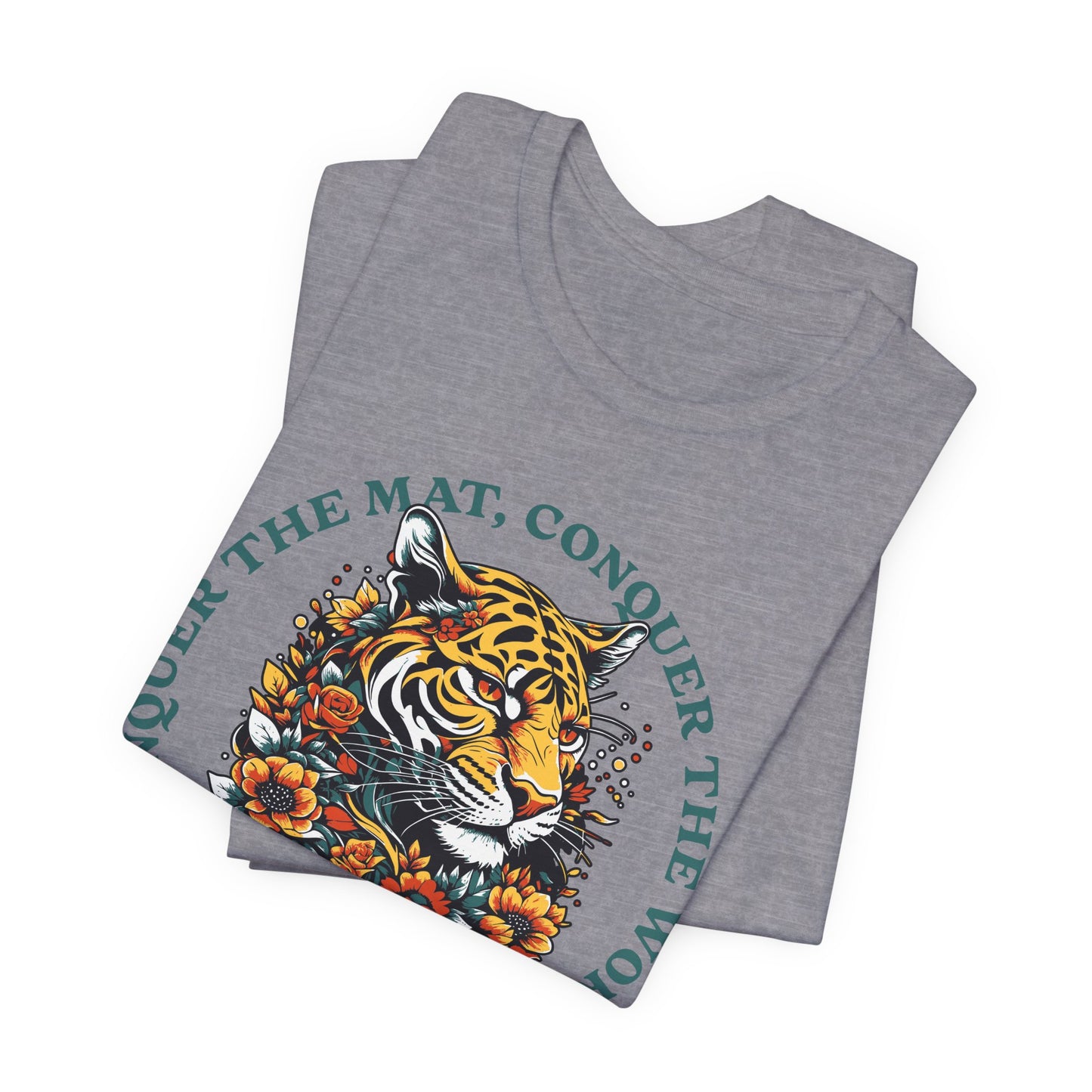 Womens BJJ Conquer to Mats Jiu Jitsu T-shirt