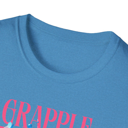 Women's Jiu Jitsu Grapple like a Girl BJJ Unisex Softstyle T-Shirt - Blossoms