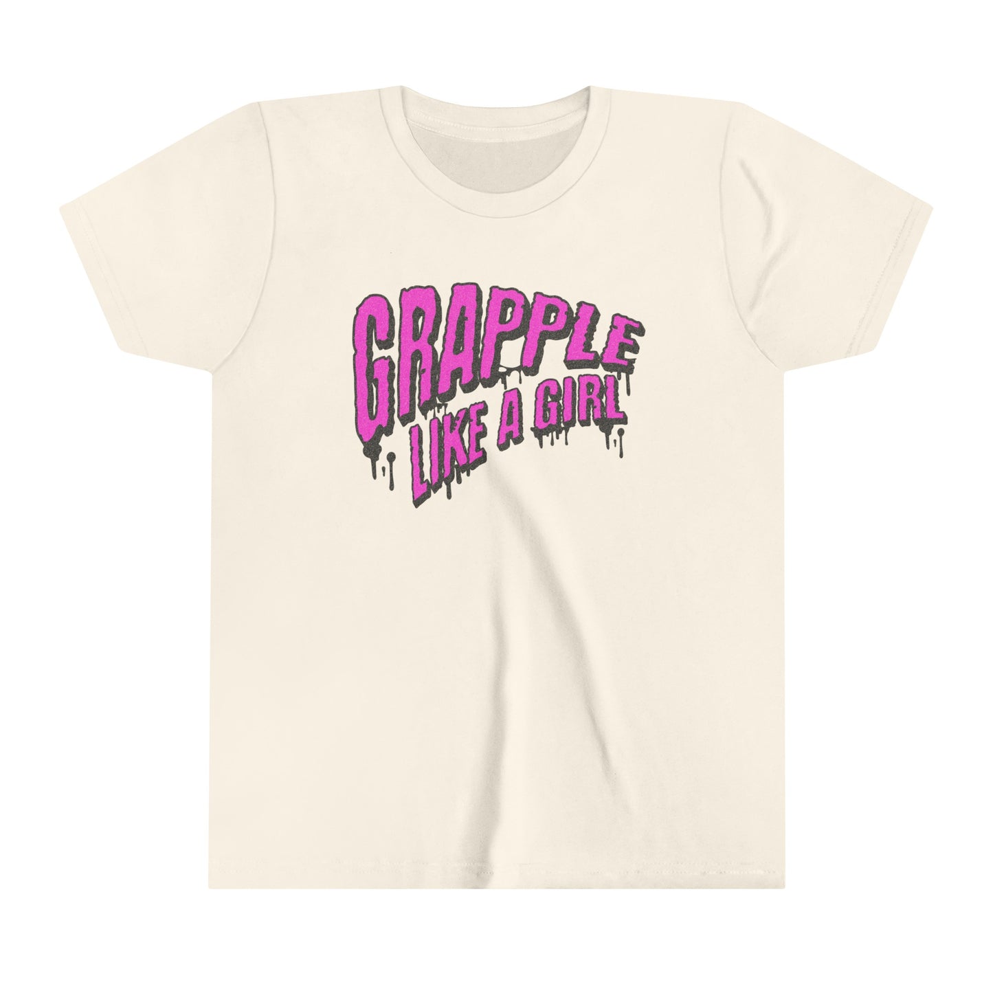 Grapple like a Girl Slime Youth Short Sleeve Tee