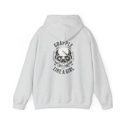 Women's Grapple like a Girl BJJ Hoodie - You had me at leglock