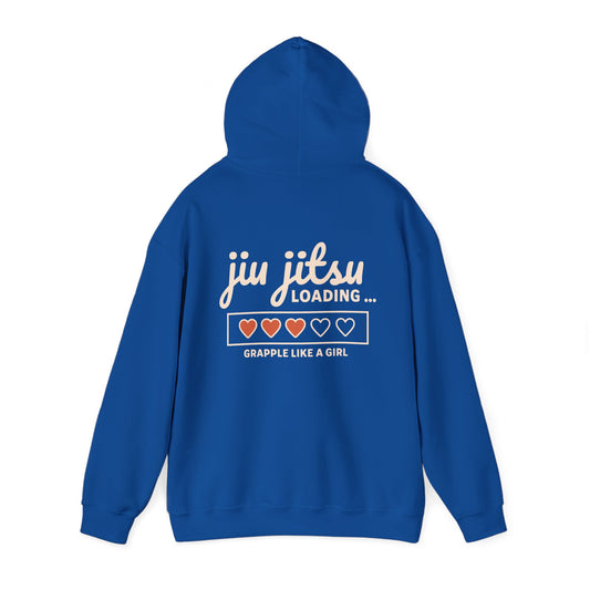 Women's BJJ Hoodie - Grapple Like a Girl,  Jiu Jitsu Loading...