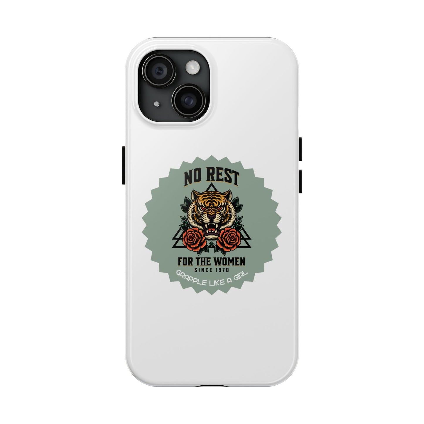 Women's BJJ No Rest for the Women Tough iPhone Cases