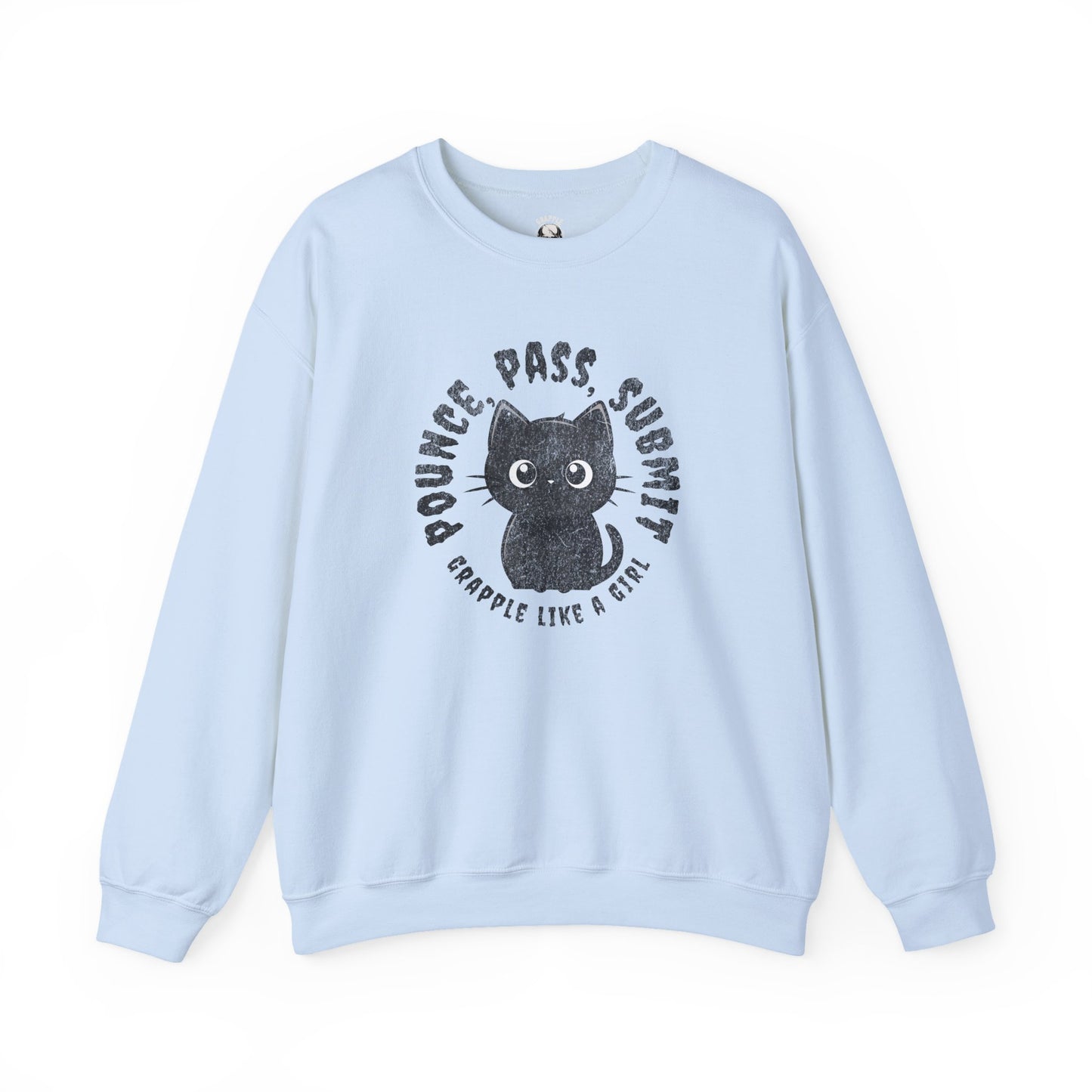 BJJ Women's Sweater Crewneck Sweater - Pounce, Pass, Submit *Limited Edition*